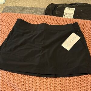 Athleta Black Active Mini Skort
